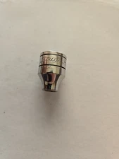 Snap On Tools 3/8" Drive 1/4" 6PT SAE Shallow Chrome Socket USA FS081