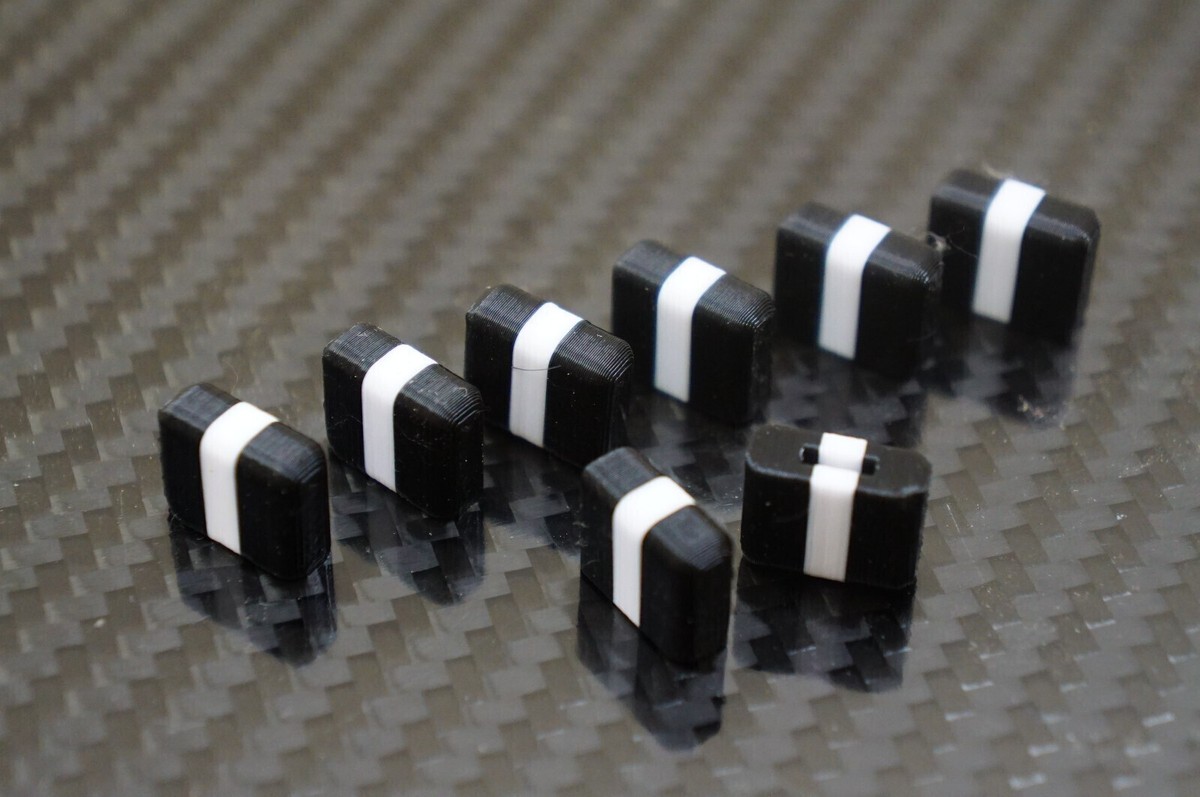 Replacement Slider Knobs (8 pack) for DOD FX40B Equalizer Guitar