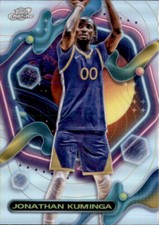 2024 Topps Cosmic Chrome Refractor Golden State Warriors - Jonathan Kuminga #122