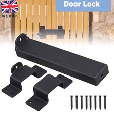 Heavy Duty Gate Latch Sliding Bolt Lock Gate Latch for Wood Fences Barn Door UK