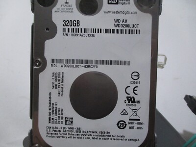 WD 320GB HDD WD3200LUCT FOR Konica Minolta BIZHUB C454E | eBay