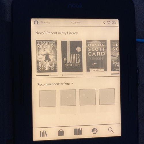 Barnes & Noble NOOK bundle Case GlowLight 3 6'' eReader BNRV520 READ - Picture 15 of 16