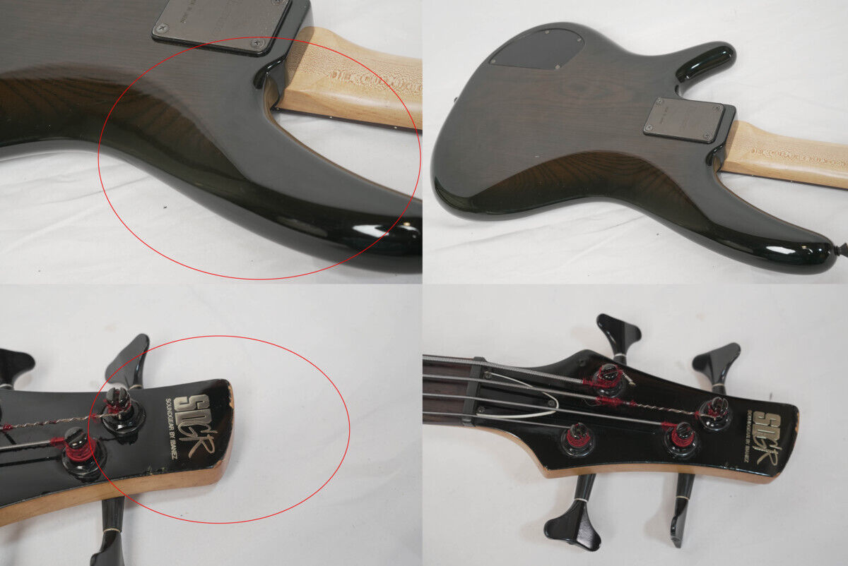 Ibanez SR600 TBK Bass 1992 Made in Japan See-Through Black Ibanez SR600 TBK Bass 1992 Made in Japan See-Through Black