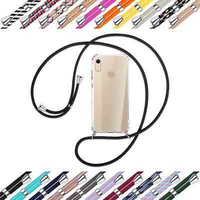 Handykette (S) für Honor 8A, Huawei Y6s 2019 (6.09'') Umhängehülle mit Band Case