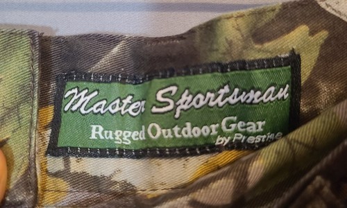 Master Sportsman Hunting Pants Mens Xl Rugged Outdoor Gear Cargo Style Cotton - Picture 4 of 6