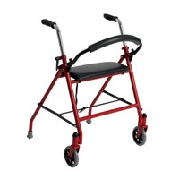 Two Wheeled Walker With Seat, Red on sale Two Wheeled Walker With Seat, Red on sale