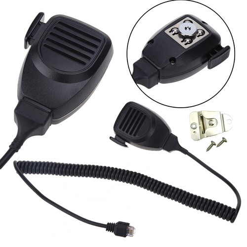 8 Pin Hand Mic Microphone for Kenwood Mobile Radios KMC-30 TK-860 TK-7108HM - Zdjęcie 2 z 4