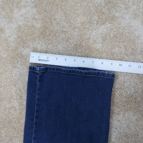 Lee Mid Rise Regular Bootcut Jeans Women's 22 Blue Denim Pants - Picture 11 of 11