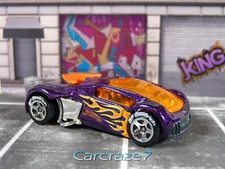 2010 Hot Wheels Purple Phantom Racer Walmart BF Goodrich Tires Loose 1:64 P2