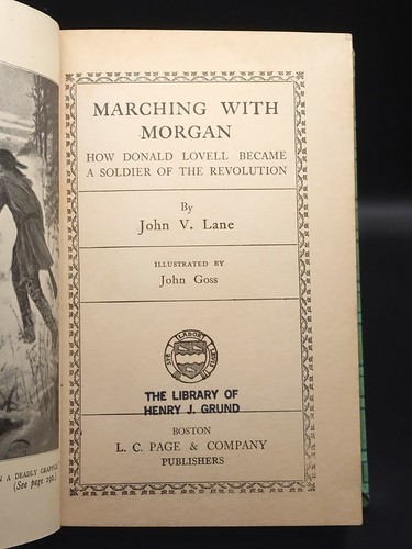 VINTAGE 1925 MARCHING WITH MORGAN - JOHN V LANE - HARDCOVER - Imagen 6 de 12