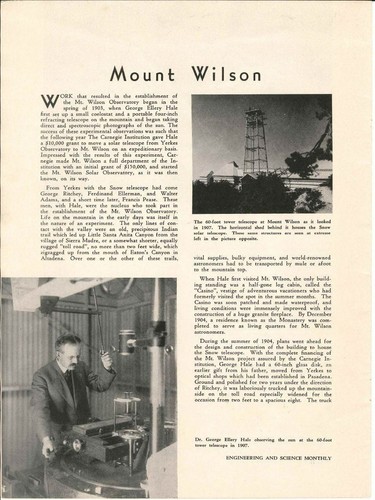 Building the 200 inch Palomar Telescope - 1948 Dedication* issue F*S - Picture 9 of 10
