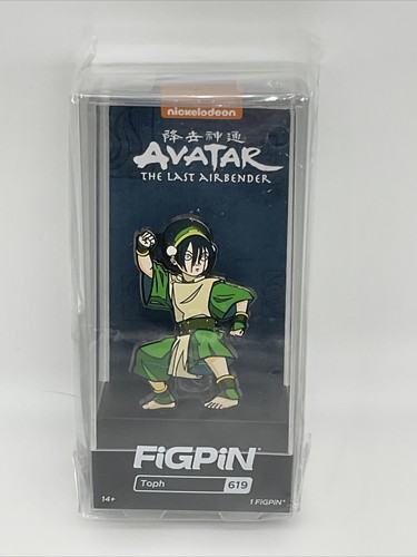 Pin esmaltado FiGPiN #619 TOPH - Avatar the Last Airbender numerado sin escanear NUEVO - Imagen 5 de 10