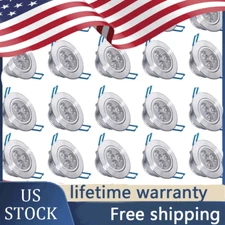 10PCS Dimmable LED Downlight 9W 12W 15W LED Ceiling Light Spotlight