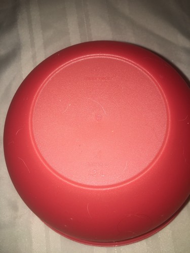 TUPPERWARE NEW Impressions Bowl 5 1/2 Cups & 2 Cups Coral/Org-Store Serve Mix - Picture 7 of 12
