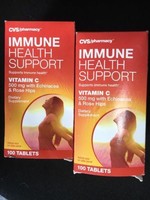 (2) Cvs Immune Health Support 100 Tablets Each (2) Cvs Immune Health Support 100 Tablets Each