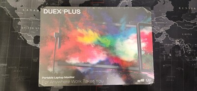 Pixels Duex Plus 13.3''Full HD IPS Dual Laptop Monitor, USB C/USB A Plug and Play
