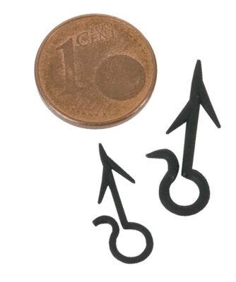 Iron Claw Easy Stinger Mount, Kunststoffclip zur Befestigung des Stingerdrilling