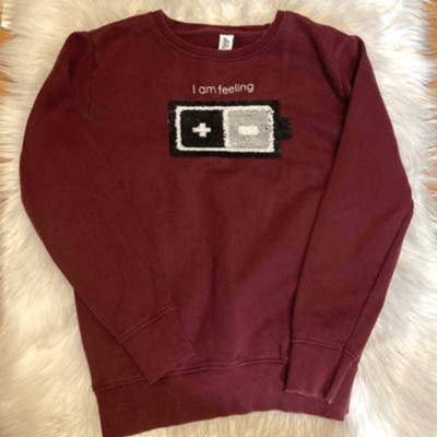 Yigga - I am feeling Crewneck Sweater youth sz 11/12