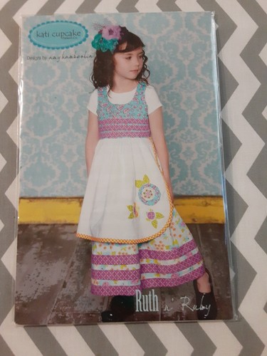 Kati Cupcake Pattern Co. KC144 Ruth N Ruby Dress Sz 12-18 m to sz UNCUT Pattern - Picture 6 of 6