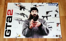 Grand Theft Auto 2 GTA very rare Poster 75x56cm Playstation Dreamcast Rockstar image