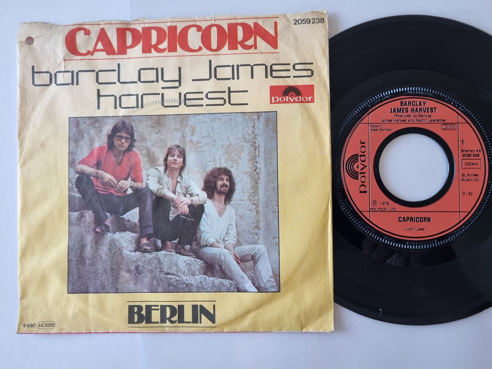Barclay James Harvest - Capricorn 7'' Vinyl Germany