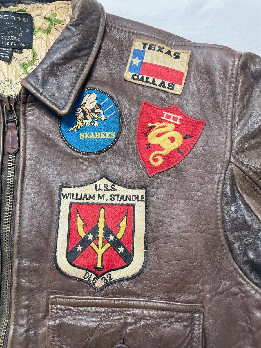 AVIREX G-1 | Brown Leather Flight Bomber Jacket | Top Gun AVIREX G-1 | Brown Leather Flight Bomber Jacket | Top Gun