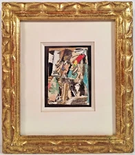 Listed Artist Jacques Doucet (1924-1994) Signed Mixed Media Composition Painting