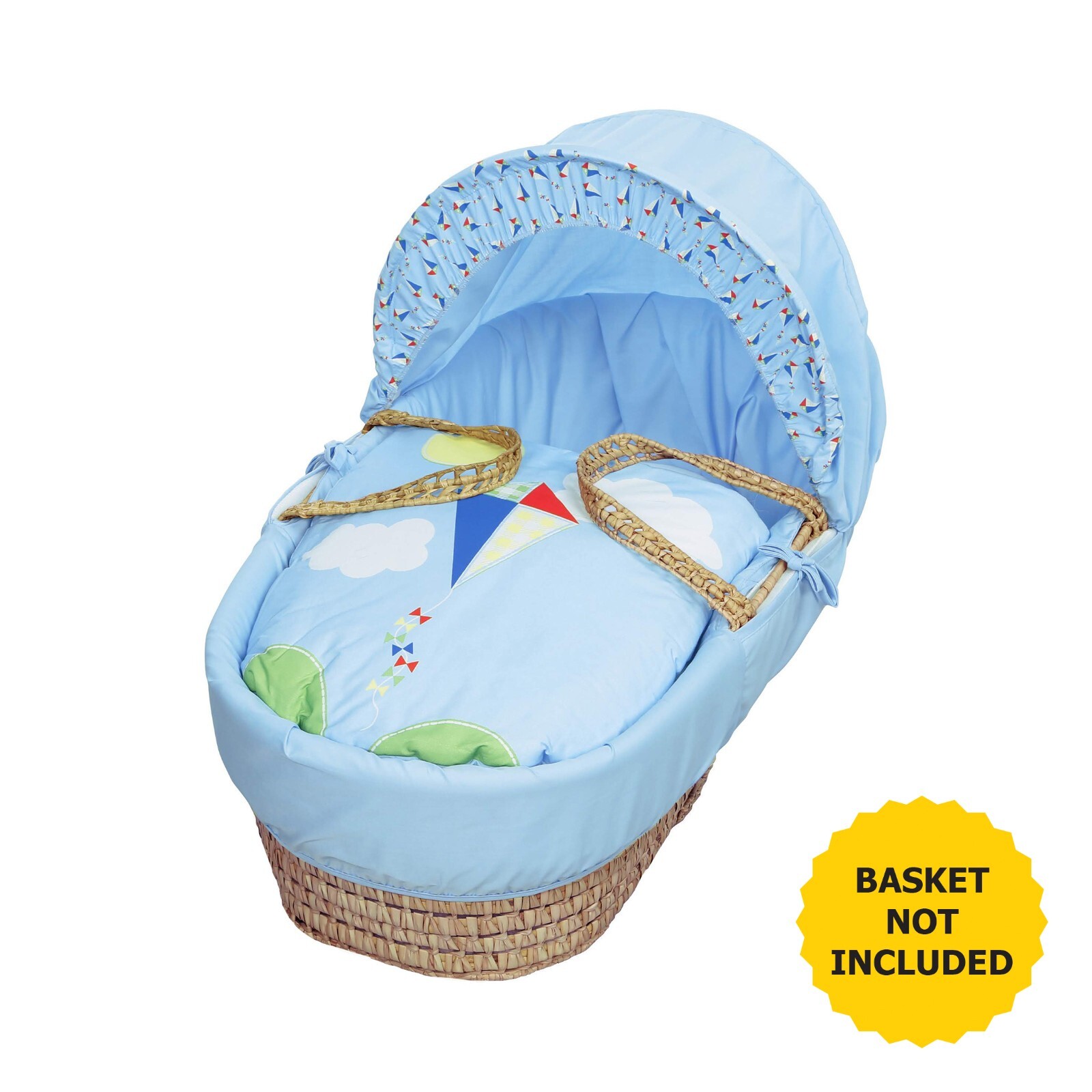 Premium Moses Basket Bedding SetCozy & Stylish Dressings with Padded