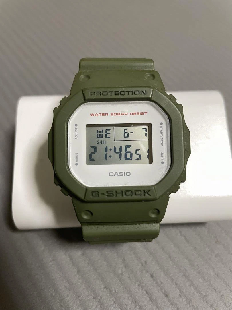 Casio G shock DW 5600 Digital Khaki 584