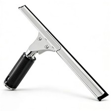 MRDARENSU 14-inch Squeegee for Shower Glass Window 14 inches, Black silver