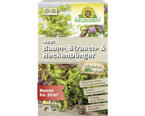 BaumdüNger, StrauchdüNger Und HeckendüNger Neudorff Azet 1 Kg Organischer DüNger-image