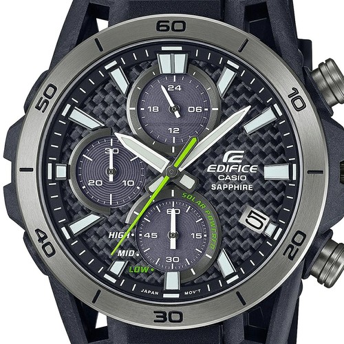 CASIO Edifice EFS-S640PB-1AJF SOSPENSIONE Solar Sapphire Glass Men Watch Black - Picture 2 of 5