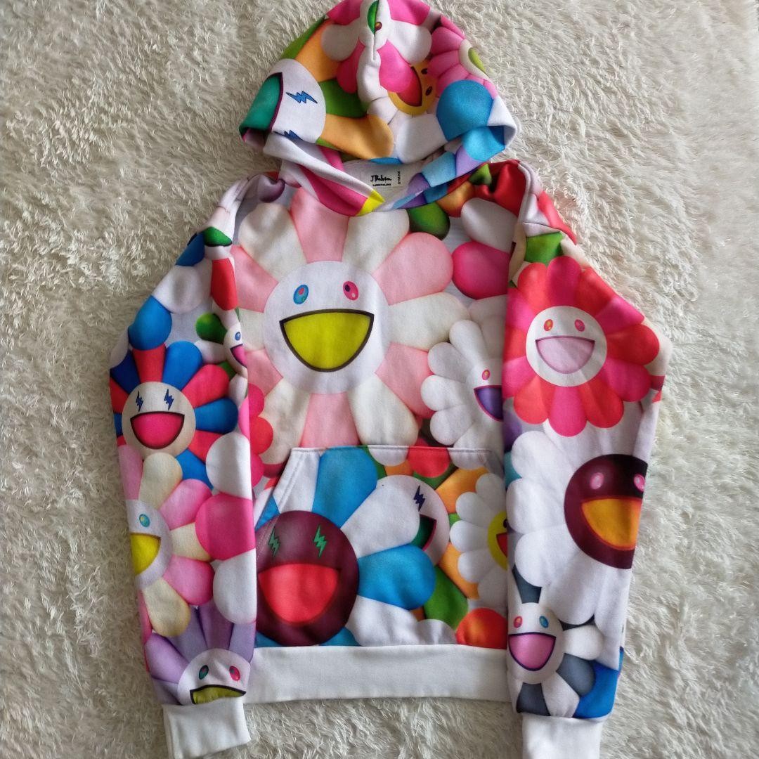 パーカー・フーディ J Balvin x Takashi Murakami All Over Flowers Hoodie Multi J.Balvin x Takashi Murakami Flowers Multicolor Hoodie M