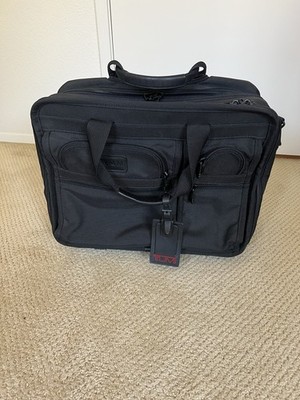 Tumi Wheeled Laptop Case Brief - Laptop Bag with Wheels - Travel Briefcase