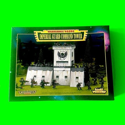1990er  ULTRA RARE  40k  UNPUNCHED  Imperial Guard Command Tower   Warhammer