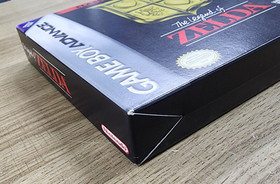 GENUINE BOX MANUAL INSERTS ONLY - THE LEGEND OF ZELDA - CLASSIC NES -NO GAME GBA
