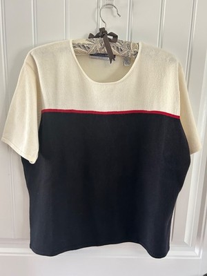 Women's Amanda Smith XL Short Sleeve Round Neck Sweater