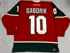 Marian Gaborik Minnesota Wild NHL Jersey Mens KOHO XL Rare MIC Made in Canada