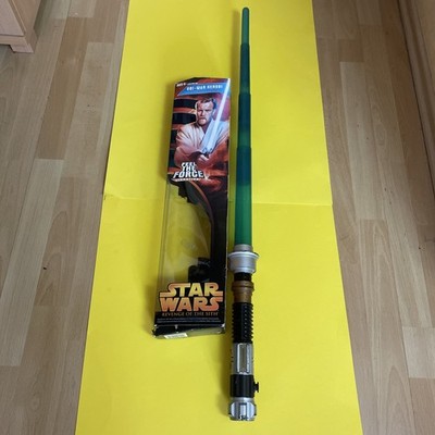 Star Wars- Obi Wan Kenobi -Lichtschwert -Vintage 2004- Licht Ton unregelmäßig