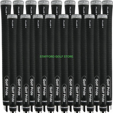 Golf Pride Tour Velvet Plus 4 Golf Grips Bundle Set Standard Midsize Black White