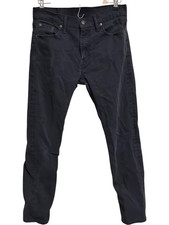 Mens Levis 513 Jeans Mens 30x32 Black Denim Slim Straight Pockets Mid Rise Str