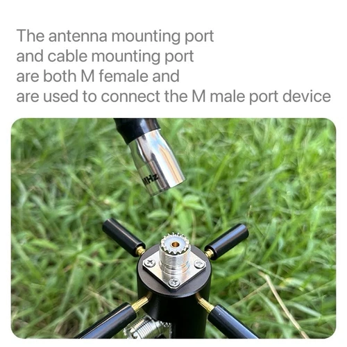 M10 Aluminum Alloy Conversion Base for Vehicle Mounted Outdoor Antennas 100W
