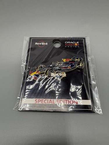 Hard Rock Cafe F1 Pin Special Edition Oracle Red Bull Racing 3D IndyCar - Picture 6 of 8