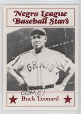 1986 Fritsch Negro League Baseball Stars Samples Buck Leonard #1 HOF 0zv5