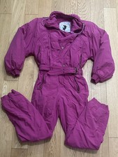 Sportalm Skianzug Kitzbühl Rosa  Teilbar Damen Größe 38 Vintage Ski Anzug