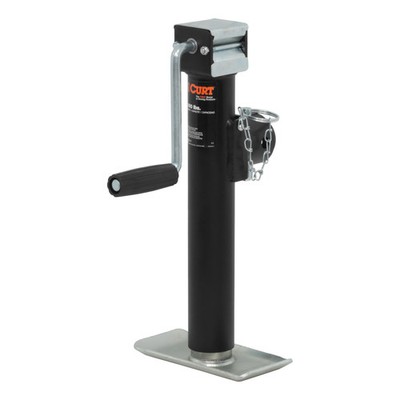 Pipe-Mount Swivel Trailer Jack with Side Handle (2,000 lbs., 10'' Travel) 28321