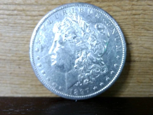 1897-S Morgan Dollar  - 90% Silver Coin - Liberty Head - S Mint Mark