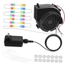 2.5A Replacement Air Blower for Inflatables, with 2.5A 14 Colorful Lamps