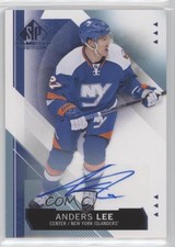2015-16 SP Game-Used Blue Auto Anders Lee #56 Auto 1o3