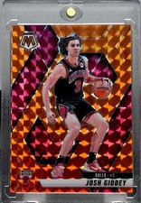 Josh Giddey RARE MOSAIC REFRACTOR PRIZM INVESTMENT CARD SSP PANINI BULLS MINT